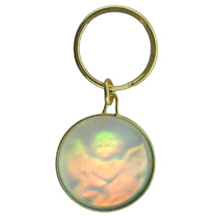 Keychain Cherub Angel Holographic