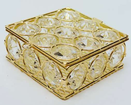 Gold, jeweled treasure chests
