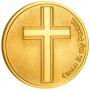 Cross In My Pocket Coin 22K Gold Plated
