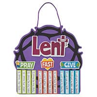 Pray, Fast, Give Lent Sign Craft Kit (Pkg of 12)