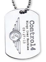 Etched Stainless Steel Tag - No Color
