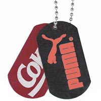 Pad Printed Dog Tags (100 Min)