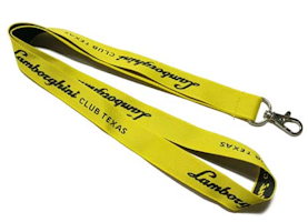 Custom Woven Lanyard 3/4 Inch with 1 Color Imprint