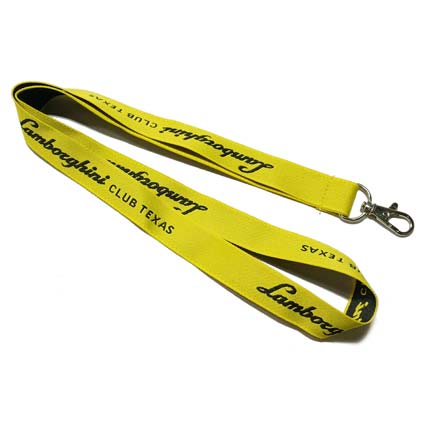 Custom Woven Lanyard 3/4 Inch with 1 Color Imprint