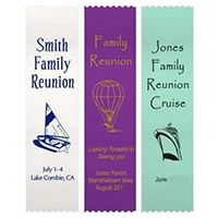 Custom Foil Stamped Satin Ribbons (100)