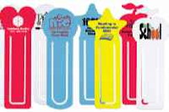 Custom Imprinted Plastic Bookmarks -300 Minimum