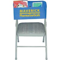 Custom Screen-Printed Felt Chair Cover w/ Pocket