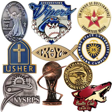 1 Inch Custom Die Cast Lapel Pins