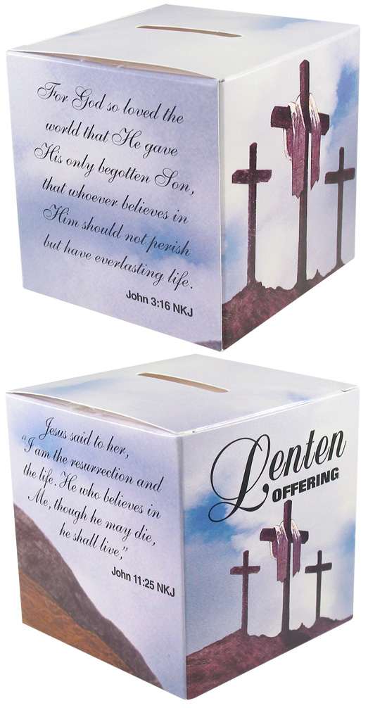 Lenten Offering Box Large Family Size