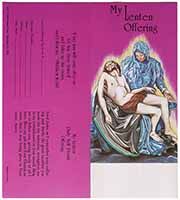 $10 Pieta Lenten Offering Quarter Coin Folders (Pkg of 50)