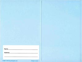 $20 Blank Blue Dollar Bill Folders (Pkg of 50)