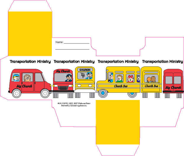 Church Transportation Ministry Bank  Pkg of 50