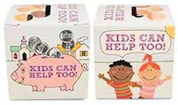 Kids Can Help Too Offering Bank Box
