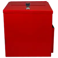 Metal Lockable Donation Box - Suggestion Box - Ballot Box