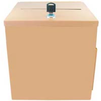 Metal Lockable Donation Box - Suggestion Box - Ballot Box