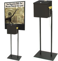 Metal Donation Boxes - Suggestion Box with Sign