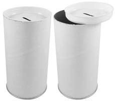  Removable Top Charity Collection Cans (Case of 75)