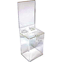 Upright Fund Raising Donation Box