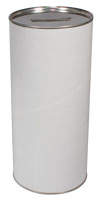 Extra Large 4 x 9 inch Tall Cardboard Donation Cans (Case of 24)