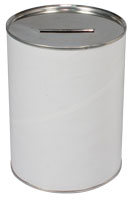 4 x 5 1/2 Inch Tall Donation Cans (Case of 36)