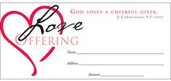 God Loves A Cheerful Giver Offering Envelope (Pkg of 100)