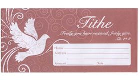 Freely Give Tithe Offering Envelopes (Pkg of 100)