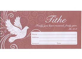 Matthew 10:8 Church Tithe Envelopes (Pkg of 100)