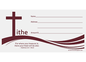 Church Tithe Offering Envelopes (Pkg of 100)