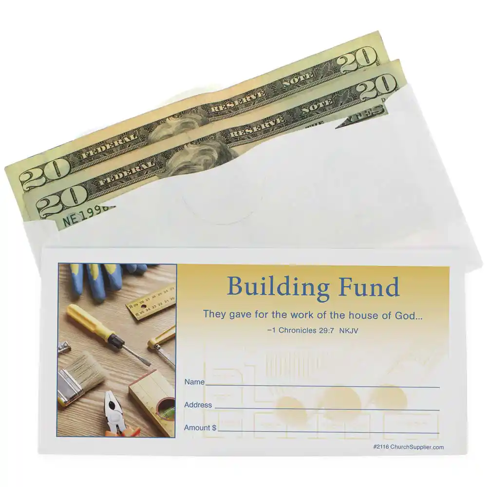 Building Fund Church Offering Envelopes (Pkg of 50)
