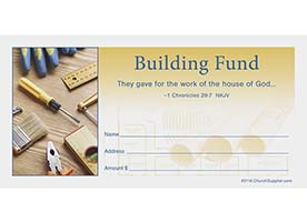 Building Fund Church Offering Envelopes (Pkg of 100)