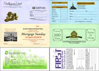 Custom Church Pew Envelopes - Black & 1 Color, 1 Side (1000 Minimum)