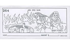 Children's Weekly Coloring Series Offering Envelopes