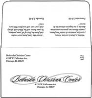 Custom Long Flap Envelopes, Printed Two Sides (1000 Min)