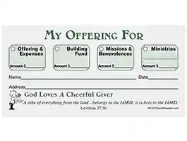 My Offering For Church Offering Envelopes (Pkg of 200)