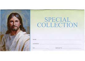 Special Collection Envelopes, Church Envelopes (Pkg of 100)