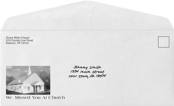 Custom Printed Church Photo Envelopes