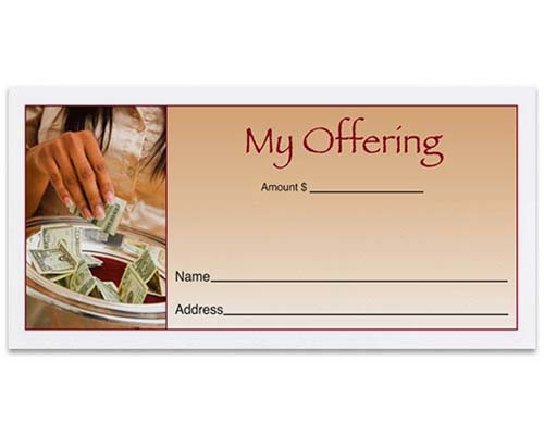 Custom Church Envelopes - Full Color Front Side (1000)