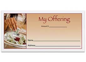 Custom Church Envelopes - Full Color, Front Side (1000)