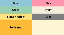 Colored Paper Church Pew Blank Envelopes (Box of 1000)