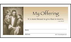 Jesus with Children Offering Envelope (Pkg of 500)