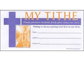 My Tithe Offering Envelopes, Tithe Envelopes (Pkg of 100)