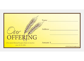 Our Offering Church Offering Envelopes (Pkg of 100)