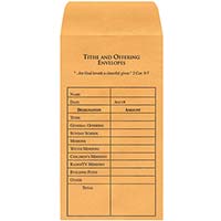 Tithes and Offering Envelopes - Church Envelopes (Pkg of 100)