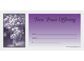 First Fruit Envelopes, Church Offering Envelopes (Pkg of 500)