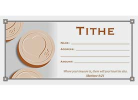 Church Tithe Envelopes (Pkg of 100)