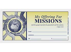 Church Missions Offering Envelopes (Pack of 100)