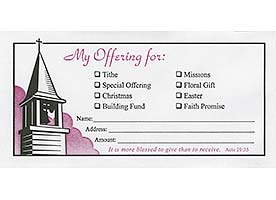 My Offering Church Contribution Envelopes (Pkg of 100)