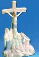 Crucifix with Women Figurine Easter Statue