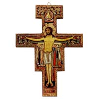 5.5 Inch San Damiano Wall Cross - San Damiano Cross