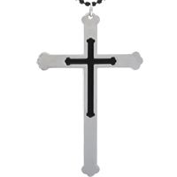 Large Cross on Cross Necklace